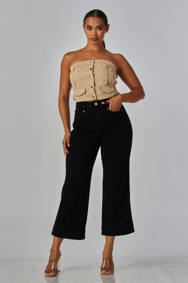 Modern Utility Jeans – Black & Denim Blue