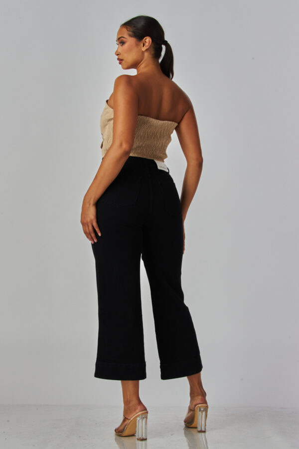 Modern Utility Jeans – Black & Denim Blue - Image 2